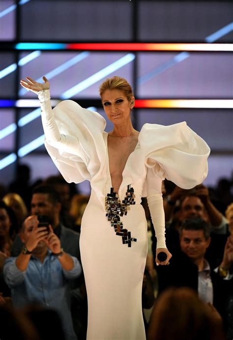 Celine Dion performing in vegas